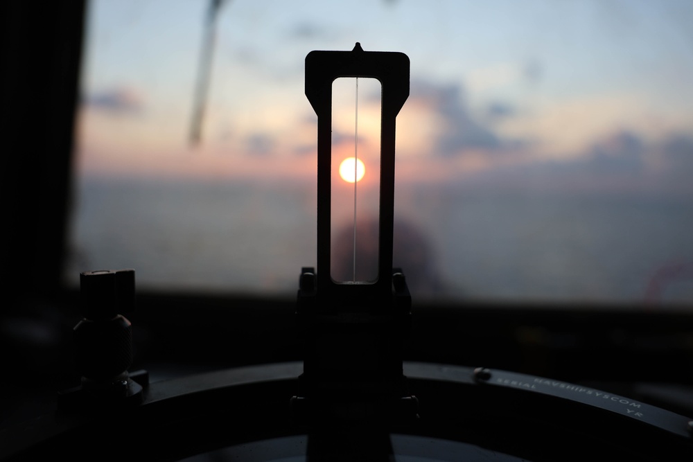 USS Arleigh Burke Patrols Mediterranean Sea