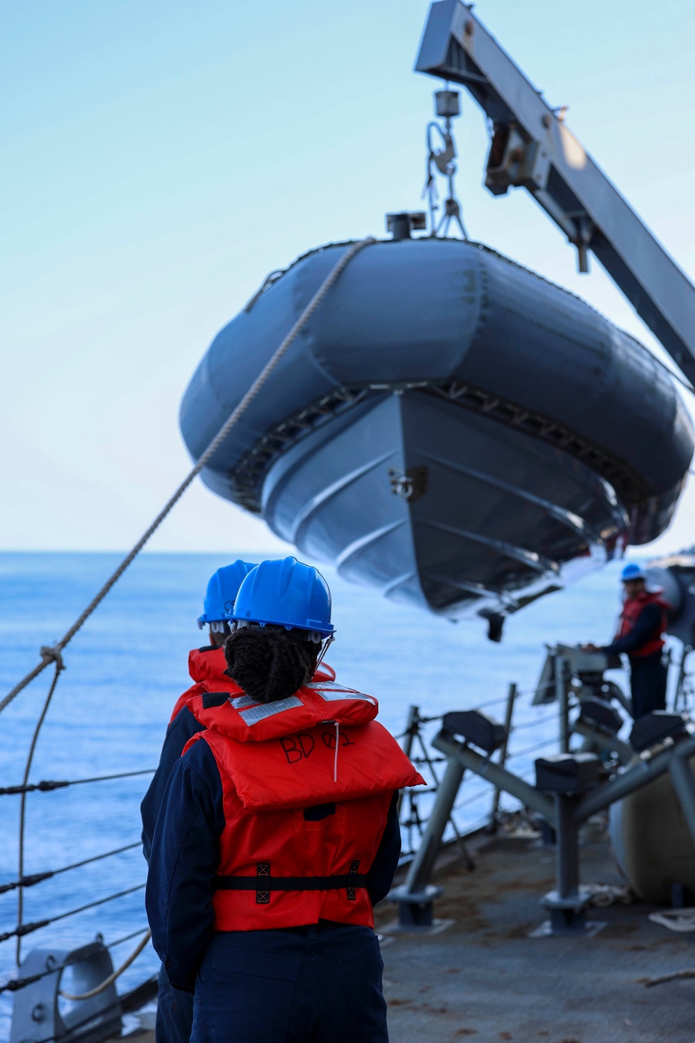 USS Arleigh Burke Boat Operations