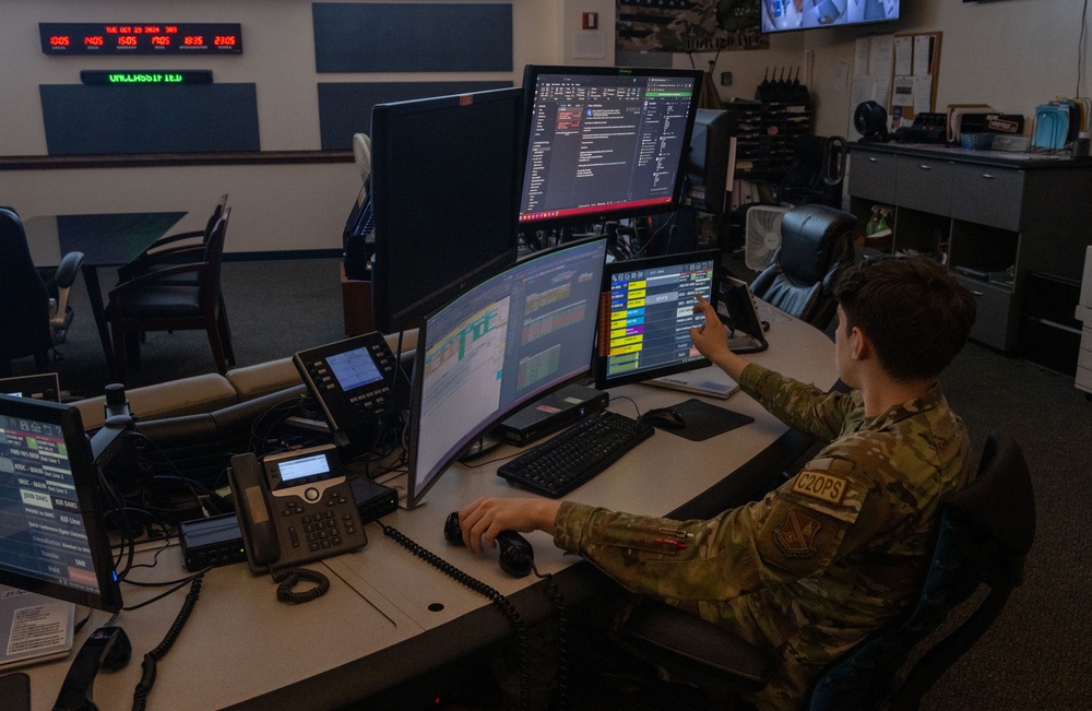 316th Wing Command Post: Behind the scenes