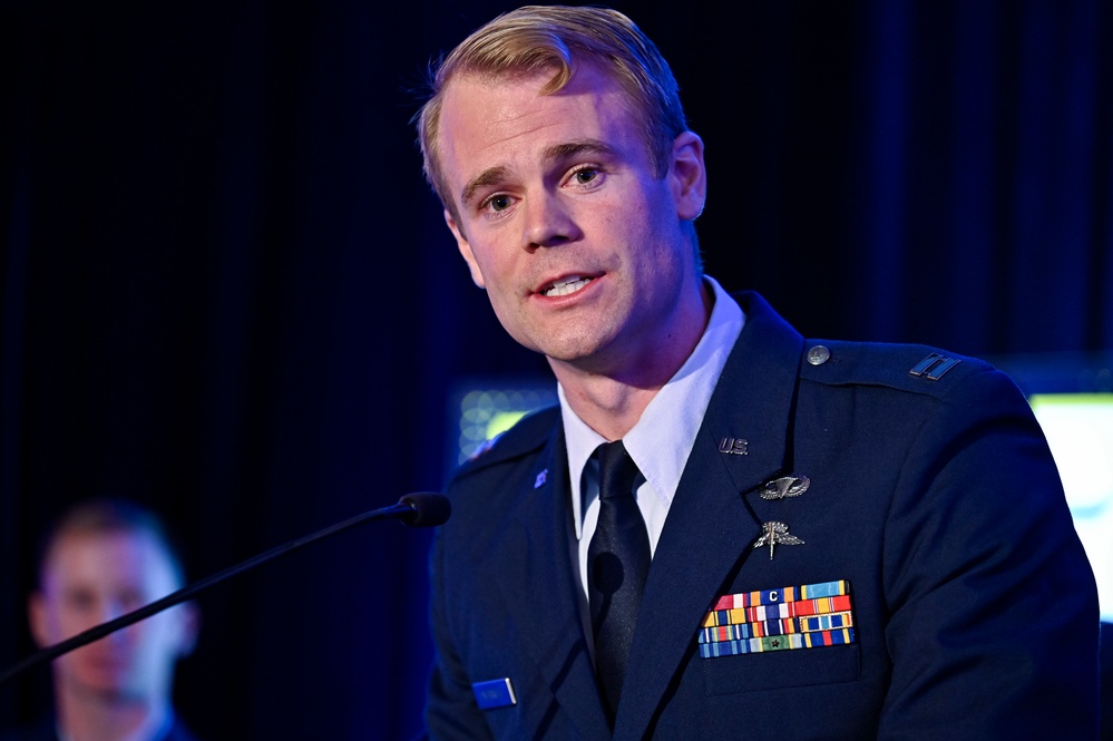 CSAF Allvin presents Mackay Trophy