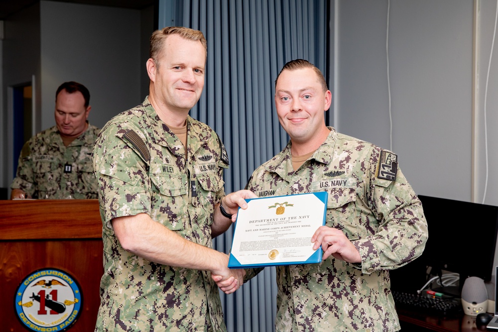 Commander, Submarine Squadron 11 Awards-At-Quarters