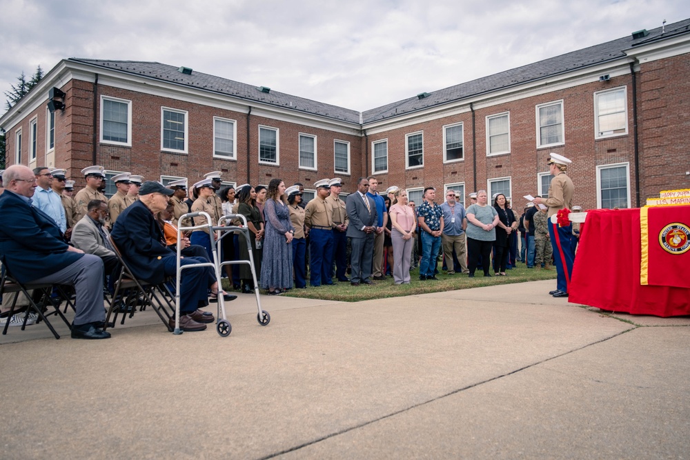 U.S. Marine Corps 249th Birthday Cake Cutting Ceremony at Quantico