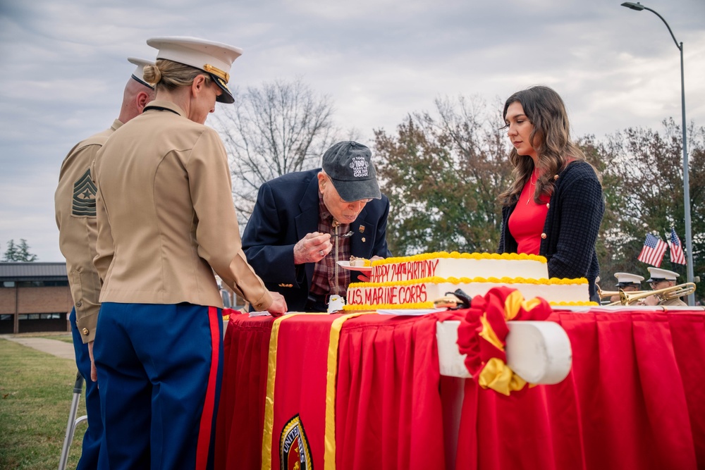 U.S. Marine Corps 249th Birthday Cake Cutting Ceremony at Quantico