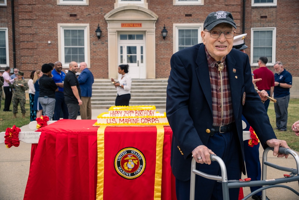 U.S. Marine Corps 249th Birthday Cake Cutting Ceremony at Quantico