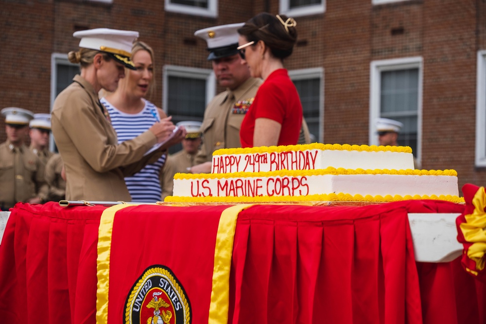 U.S. Marine Corps 249th Birthday Cake Cutting Ceremony at Quantico