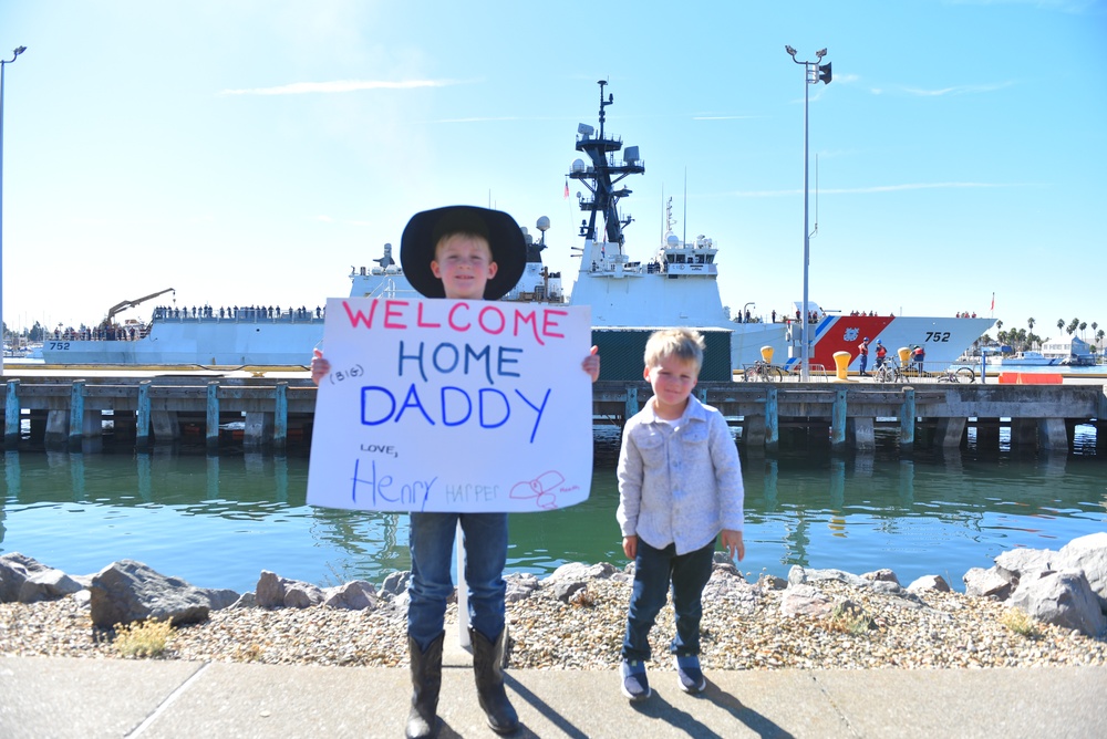 USCGC Stratton returns home from months-long Bering Sea patrol