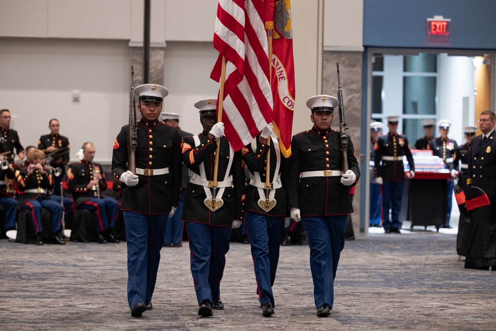 Headquarters and Headquarters Squadron celebrates the 249th Marine Corps Birthday