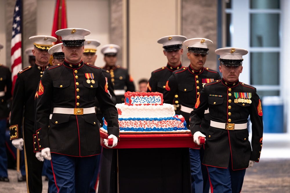 Headquarters and Headquarters Squadron celebrates the 249th Marine Corps Birthday