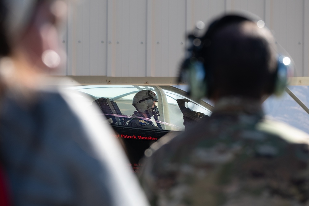 Von Toble Middle School students tour Nellis Air Force Base