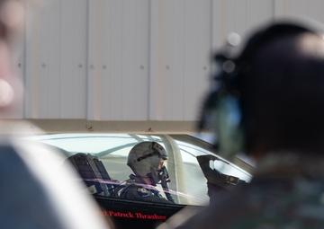 Von Toble Middle School students tour Nellis Air Force Base