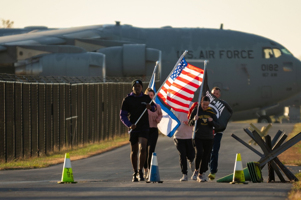 167th Participates in POW/MIA Remembrance Run