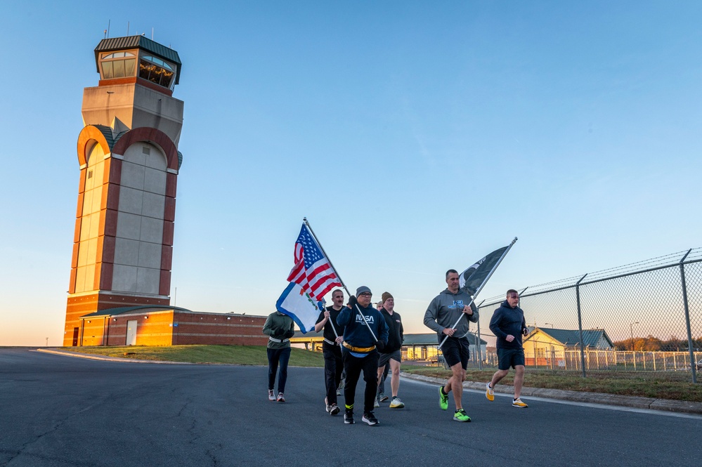 167th Participates in POW/MIA Remembrance Run