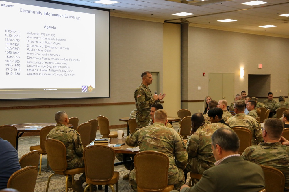 Quarterly info exchange showcases wellness initiatives for Soldiers and families