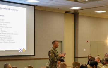 Quarterly info exchange showcases wellness initiatives for Soldiers and families