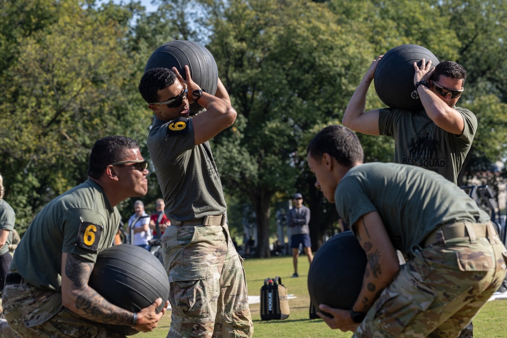 United States Army hosts Best Squad Competition fitness event on the National Mall