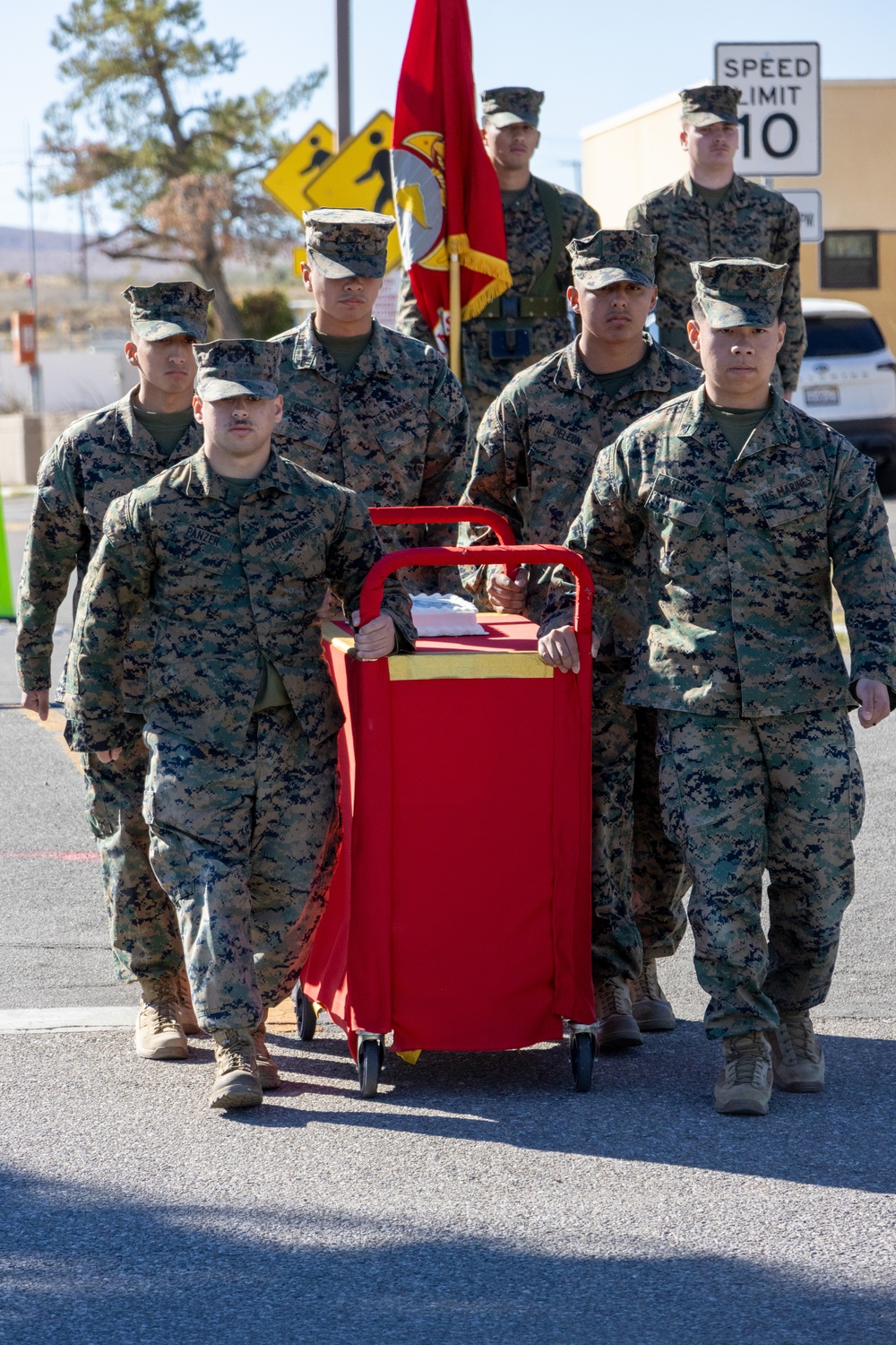 Marine Corps 249th Birthday Cake Cutting Ceremony-MCLB Barstow