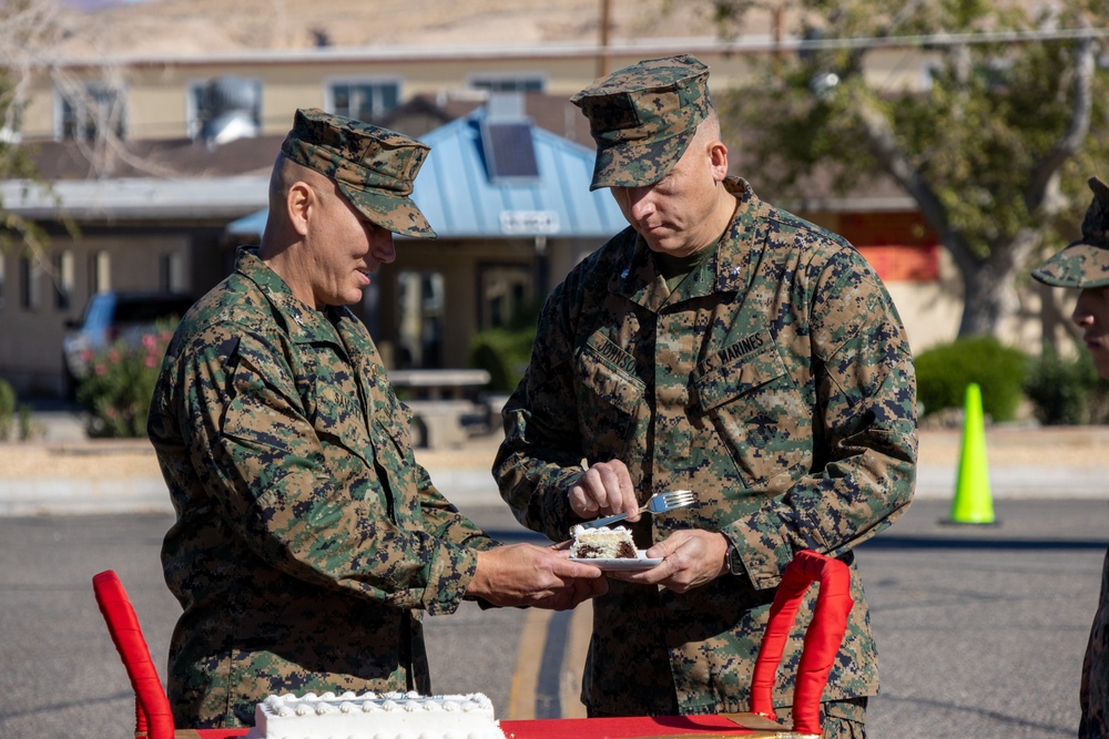 Marine Corps 249th Birthday Cake Cutting Ceremony-MCLB Barstow