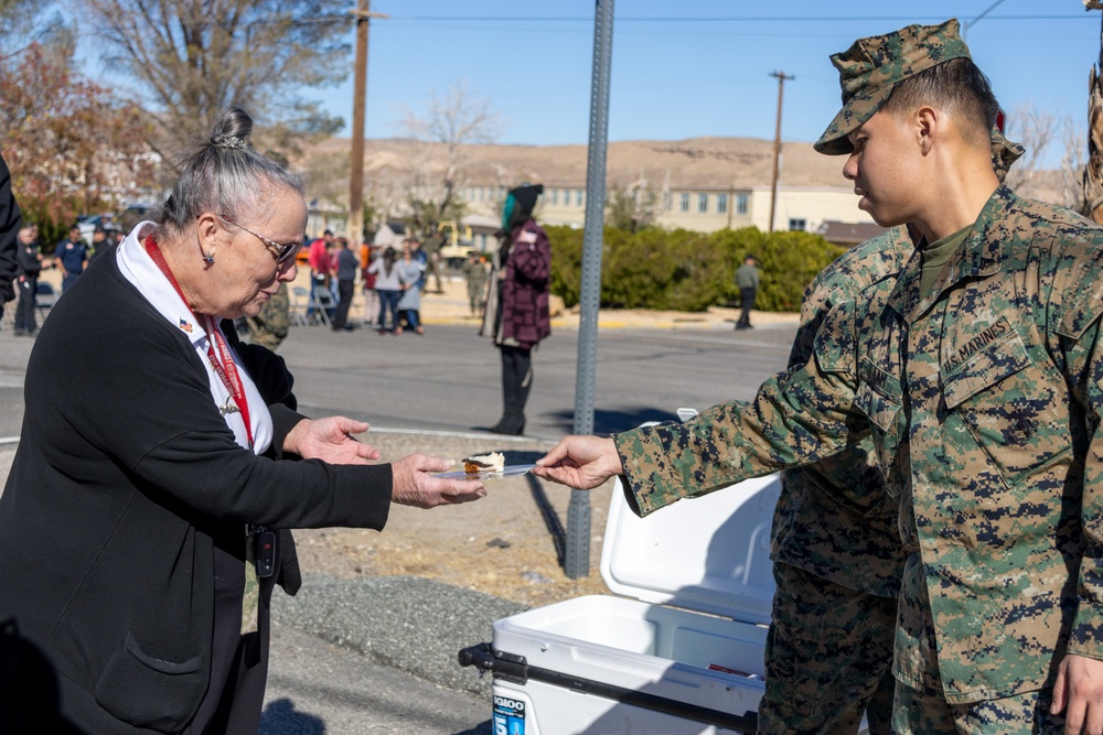 Marine Corps 249th Birthday Cake Cutting Ceremony-MCLB Barstow