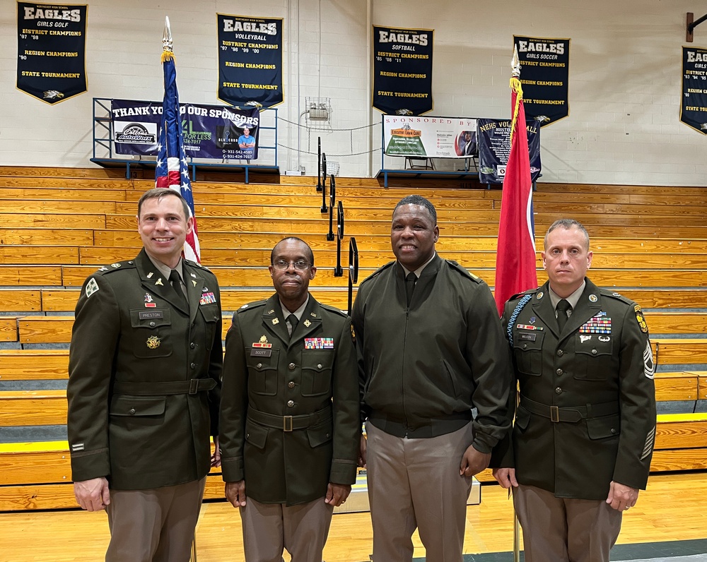 BACH Leadership Shares Veterans Day Message with Clarksville NEHS