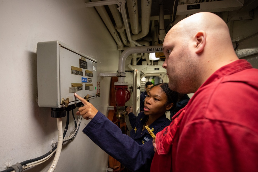 Routine Operations Aboard the USS Cole