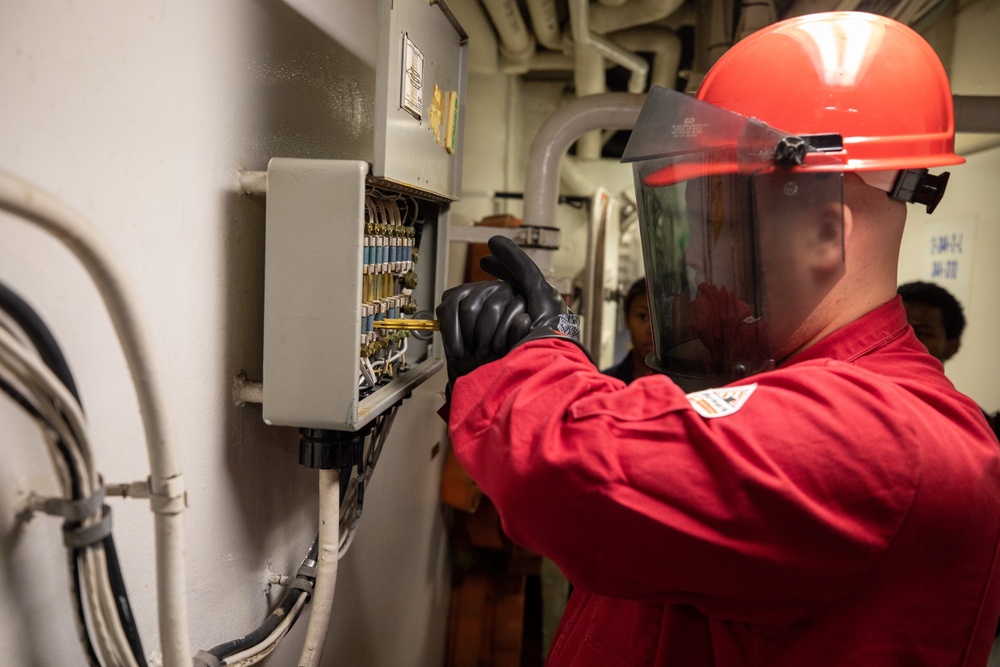 Routine Operations Aboard the USS Cole