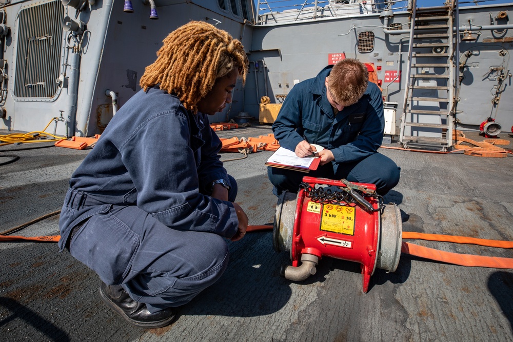 Routine Maintenance Aboard the USS Cole