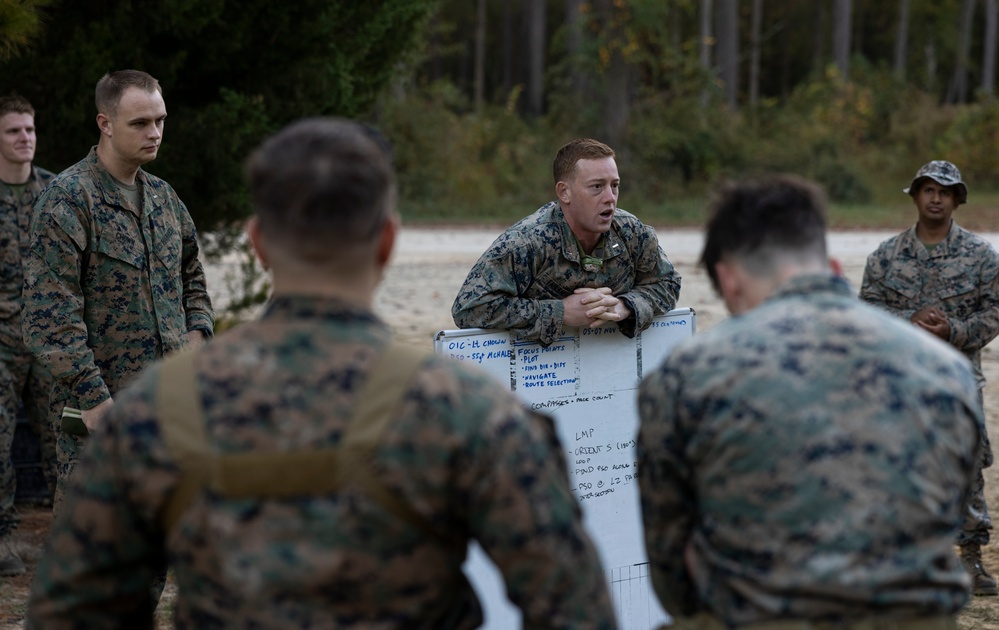 3rd Battalion, 2d Marine Regiment Land Navigation Training