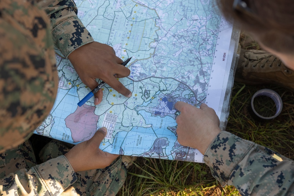 3rd Battalion, 2d Marine Regiment Land Navigation Training