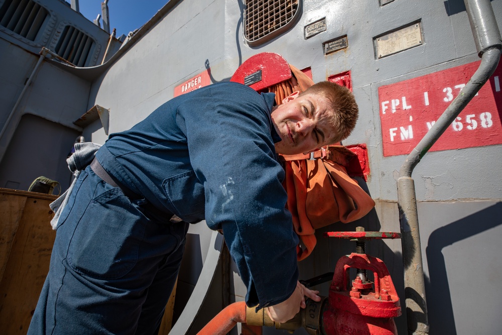 Routine Maintenance Aboard the USS Cole