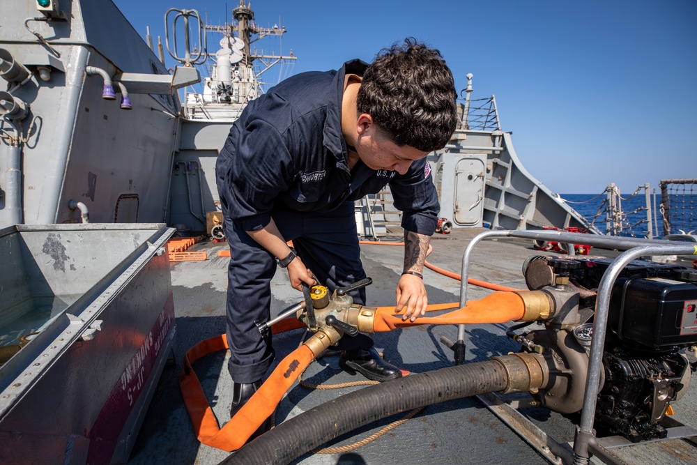 Routine Maintenance Aboard the USS Cole