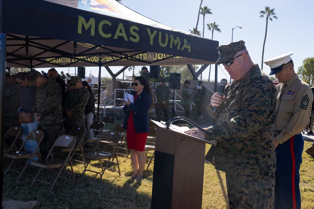 MCAS Yuma hosts 249th Birthday Cake Cutting Ceremony