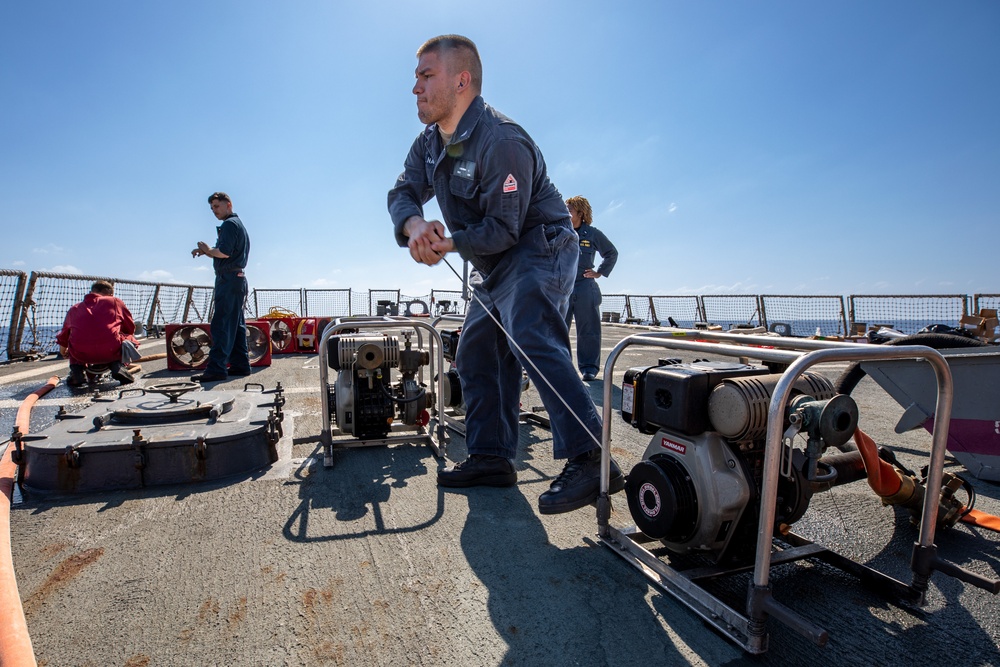 Routine Maintenance Aboard the USS Cole