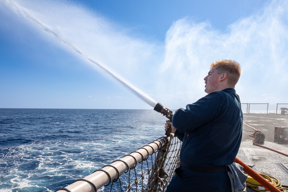 Routine Maintenance Aboard the USS Cole