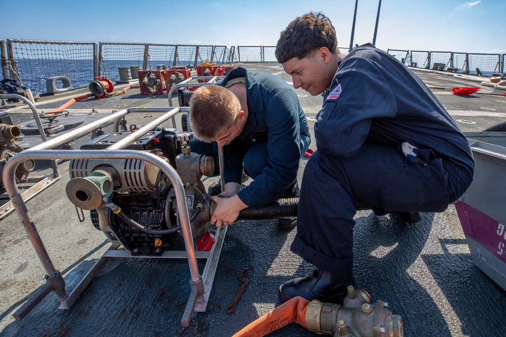 Routine Maintenance Aboard the USS Cole