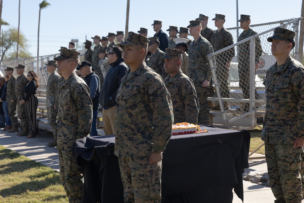 MCAS Yuma hosts 249th Birthday Cake Cutting Ceremony