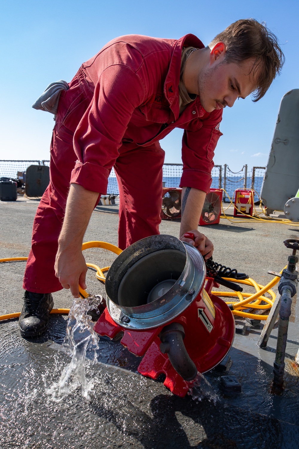 Routine Maintenance Aboard the USS Cole