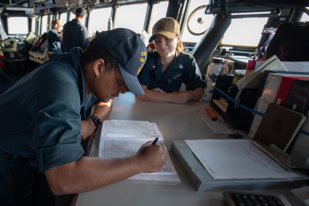 Watch Standers Aboard the USS Cole