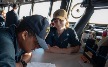 Watch Standers Aboard the USS Cole