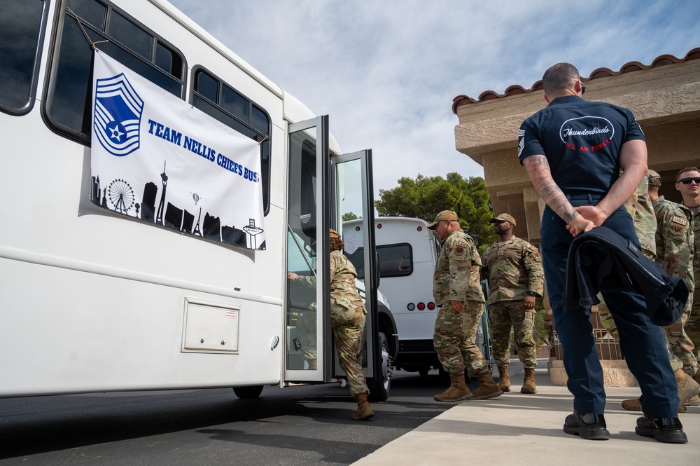 Chief Master Sergeant selects were announced at Nellis AFB