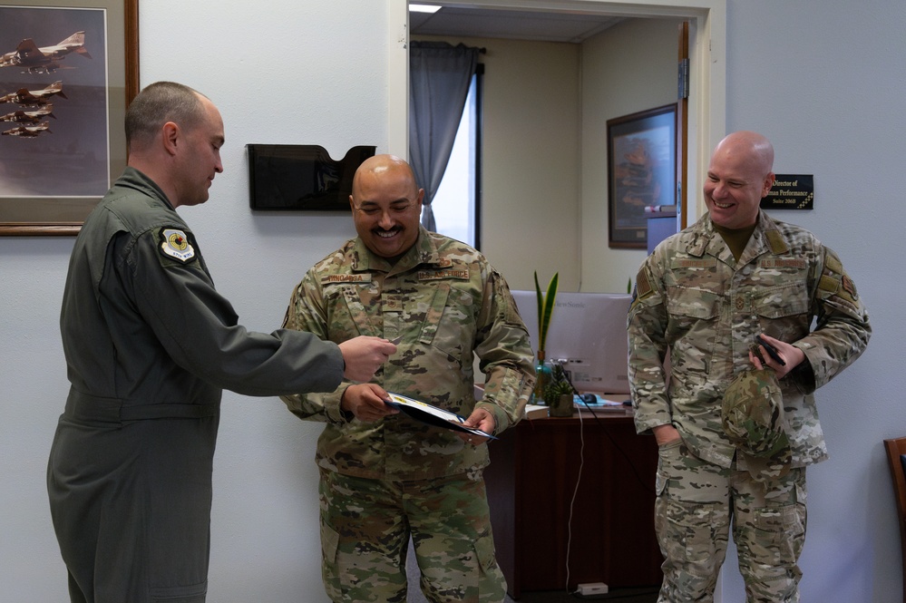 Chief Master Sergeant selects were announced at Nellis AFB