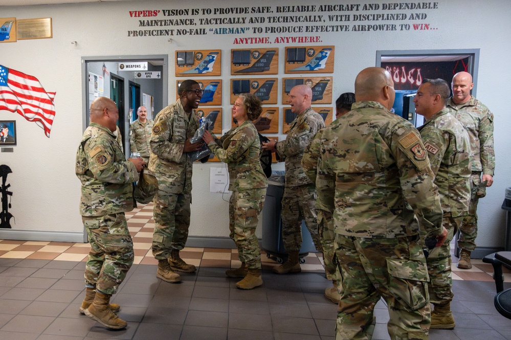 Chief Master Sergeant selects were announced at Nellis AFB