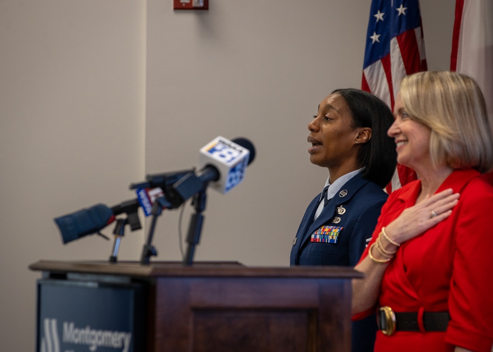 Alabama Guard adjutant general speaks at Montgomery Chamber Veterans Day ceremony