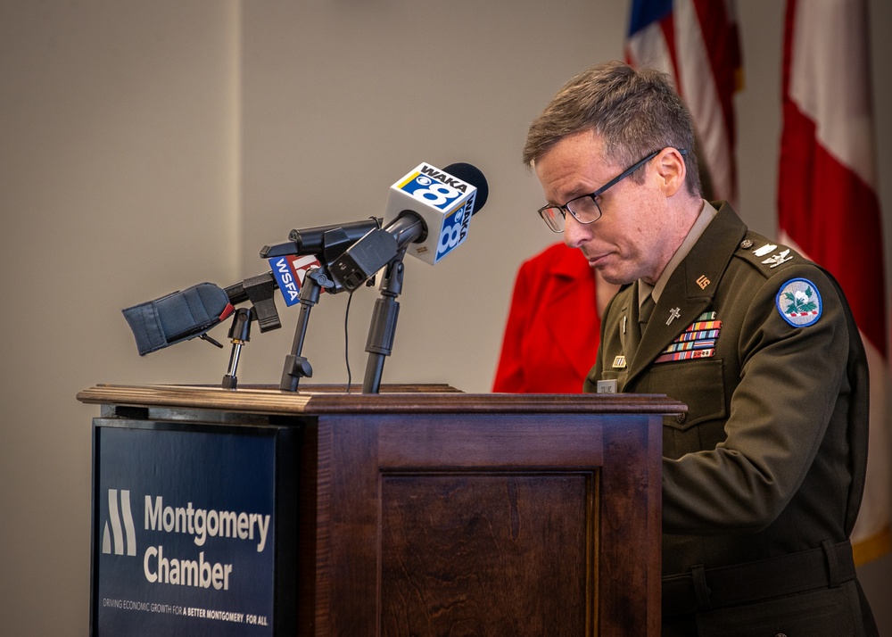 Alabama Guard adjutant general speaks at Montgomery Chamber Veterans Day ceremony