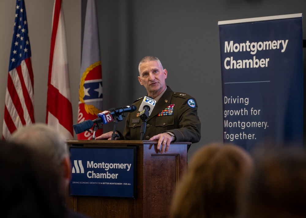 Alabama Guard adjutant general speaks at Montgomery Chamber Veterans Day ceremony