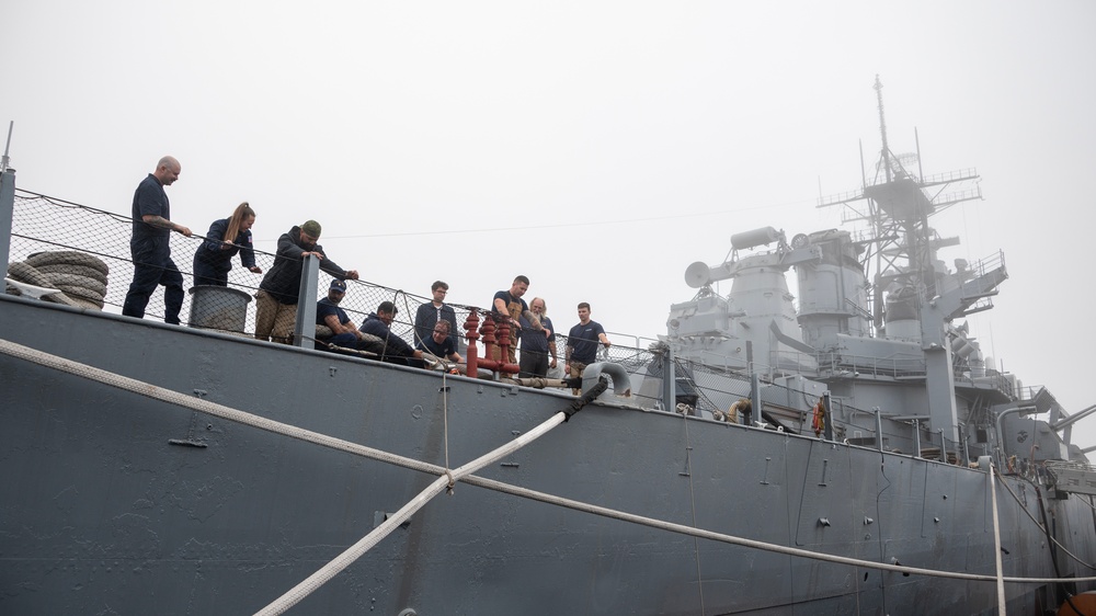 Coast Guard Members Celebrate Eight Bells Tradition, Honoring Cuttermen’s Legacy, Pinning New Cutterman.