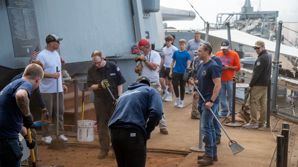 Coast Guard Members Celebrate Eight Bells Tradition, Honoring Cuttermen’s Legacy, Pinning New Cutterman