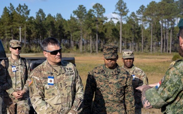 Lt. Gen. Isaacson and Distinguished Visitors Observe Bold Quest 24