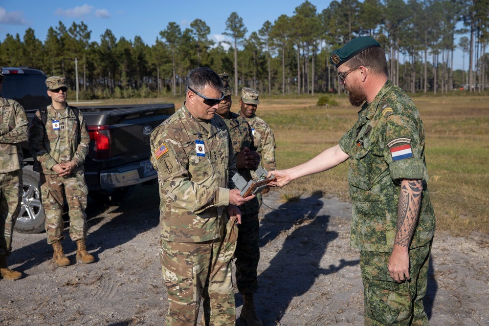 Lt. Gen. Isaacson and Distinguished Visitors Observe Bold Quest 24