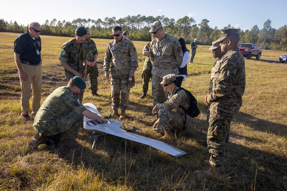 Lt. Gen. Isaacson and Distinguished Visitors Observe Bold Quest 24