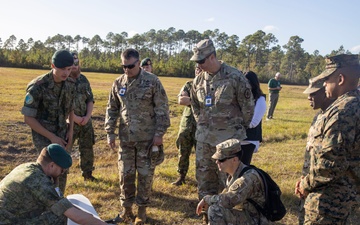 Lt. Gen. Isaacson and Distinguished Visitors Observe Bold Quest 24